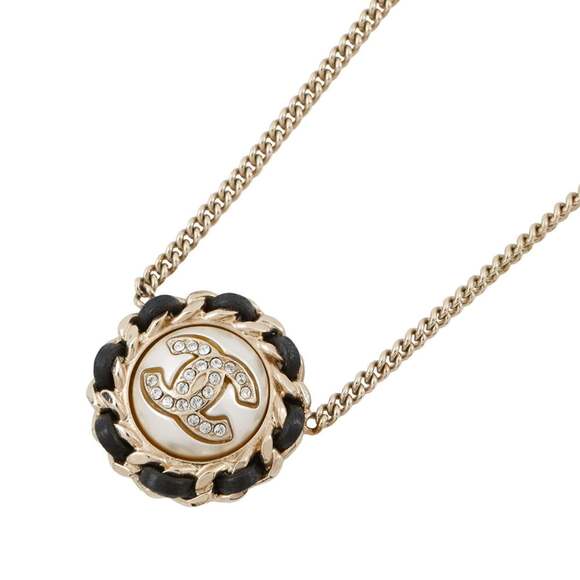 CHANEL Jewelry - CHANEL Pearl Logo Necklace